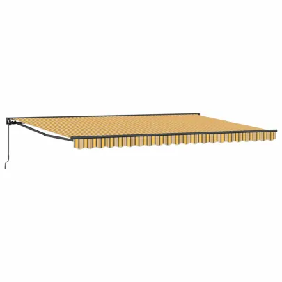 Cortină Retractabilă Manuală Albastru Marin 500x300 cm