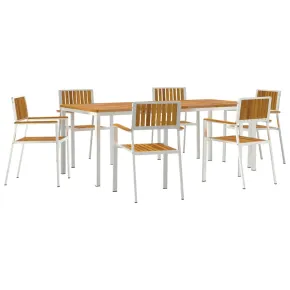 Set Dining Grădină 7 Piese Lemn Acacia Masiv | Livrare Gratuită 2