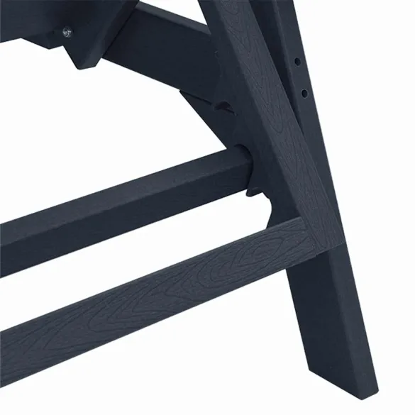 Set Lounge 3 Piese Bleumarin HDPE pentru Exterior