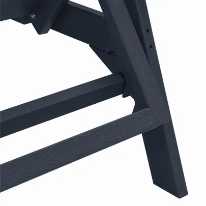 Set Lounge 3 Piese Bleumarin HDPE pentru Exterior