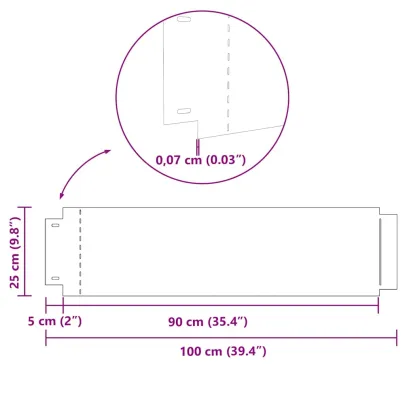 Încercuiri Peluză Oțel Galvanizat | Delimitare Grădină