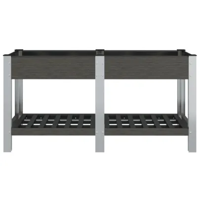 Strat Înălțat Grădină cu Raft WPC - Livrare Gratuită