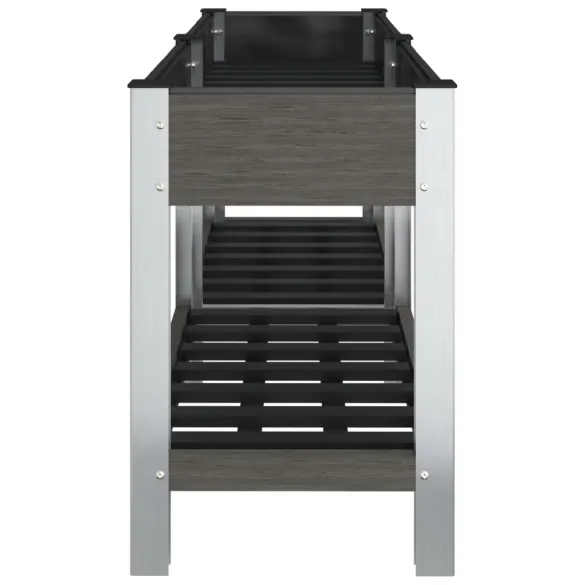 Strat Înălțat Grădină cu Raft WPC - Livrare Gratuită