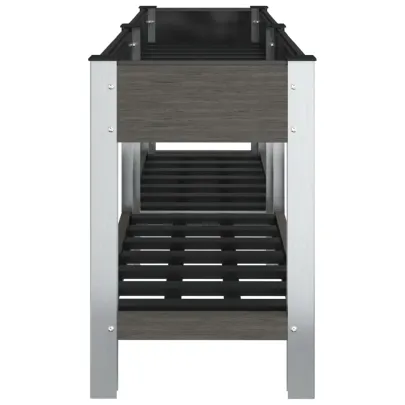 Strat Înălțat Grădină cu Raft WPC - Livrare Gratuită