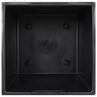Jardinieră Ratan cu Interior Detașabil Antracit 26.5L