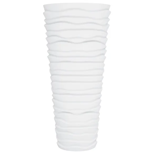 Jardinieră Albă cu Interior Detașabil - 45L | Livrare Gratuită