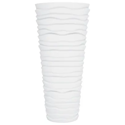 Jardinieră Albă cu Interior Detașabil - 45L | Livrare Gratuită