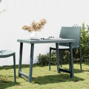 Masă Camping Verde PP Aspect Lemn - Livrare Gratuită