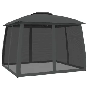 Foișor Gradină Antracit 3x3m cu Acoperiș Dublu | Livrare Gratuită 2