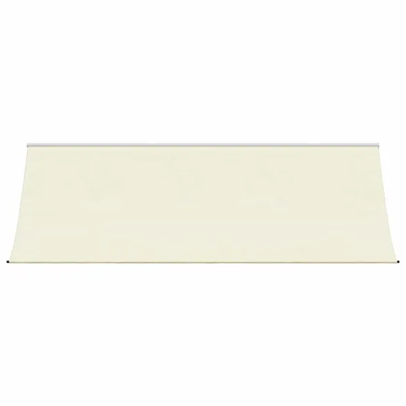 Copertină Retractabilă Crem 350x150 cm - Oțel și Țesătură
