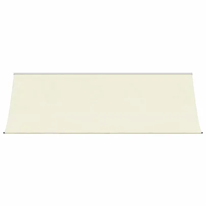 Copertină Retractabilă Crem 350x150 cm - Oțel și Țesătură