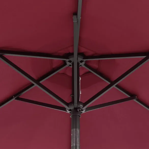 Umbrelă Soare Grădină cu LED | Oțel Robust | Livrare Gratuită