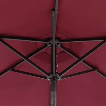 Umbrelă Soare Grădină cu LED | Oțel Robust | Livrare Gratuită