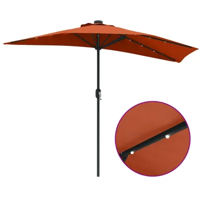 Parasol Terracota Grădină 294x150 cm - Livrare Gratuită