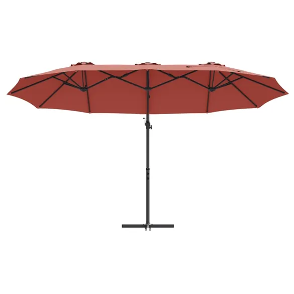 Parasol Cantilever Terracota - Livrare Gratuită 7-9 Zile