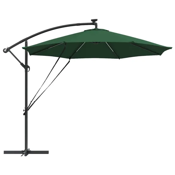 Parasol Banana Brațe Blocare Verde 294x294x248 cm