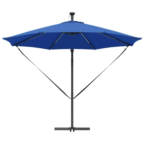 Parasol Banana Albastru Azur 294x294 cm | Livrare Gratuită