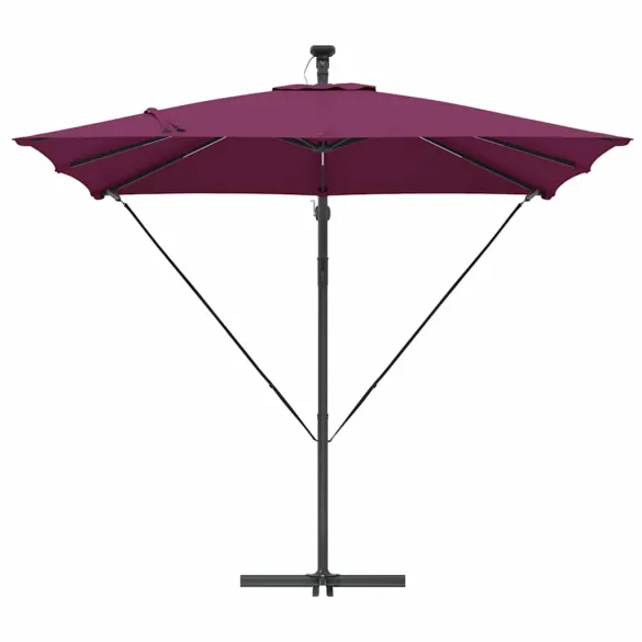 Parasol Banana Roșu Bordo 250cm - Livrare Gratuită Parasol Banana Roșu Bordo 250cm - Livrare Gratuită
