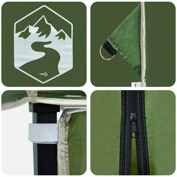 Cort Pop-up Verde 250x250 cm - Livrare Gratuită | Comandă Acum