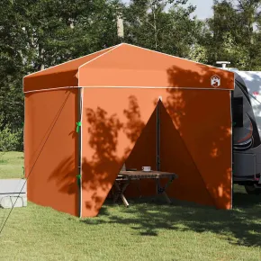 Cort Pop-up Portocaliu 250x250 cm - Livrare Gratuită
