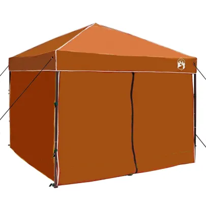 Cort Pop-up Portocaliu 250x250 cm - Livrare Gratuită