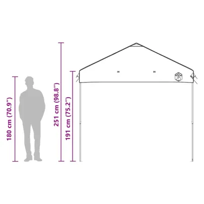 Cort Pop-up Portocaliu 300x300 cm | Livrare Gratuită