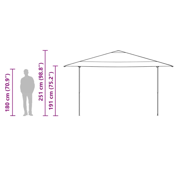 Cort Pop-up Verde 400x400cm | Livrare Gratuită