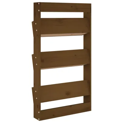 Jardinieră Perete 3 Niveluri Lemn Pin - Decor Grădină