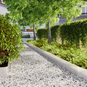 Borduri Gazon Oțel Inoxidabil 30 Buc - 20x103 cm