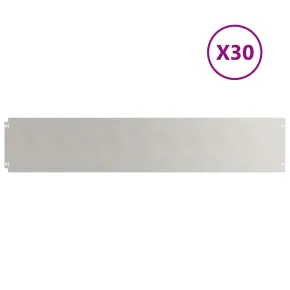 Borduri Gazon Oțel Inoxidabil 30 Buc - 20x103 cm 2