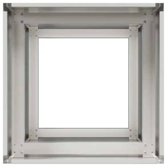 Jardinieră Oțel Inoxidabil 40x40x80 cm | Livrare Gratuită