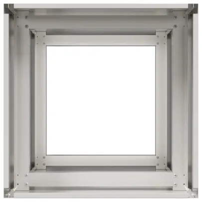 Jardinieră Oțel Inoxidabil 40x40x80 cm | Livrare Gratuită