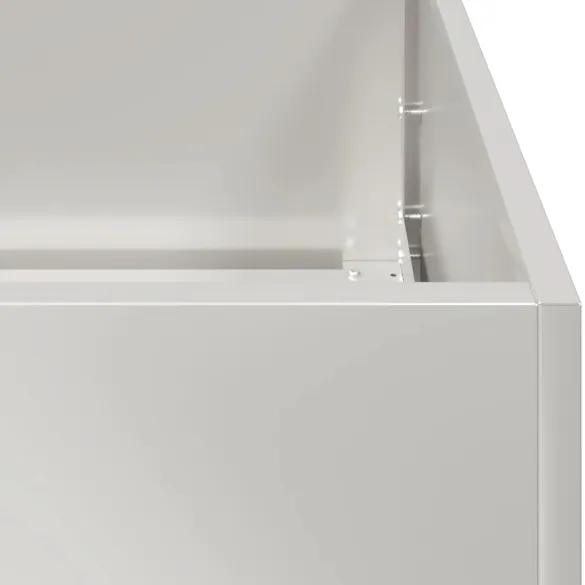 Jardinieră Oțel Inoxidabil 40x40x80 cm | Livrare Gratuită