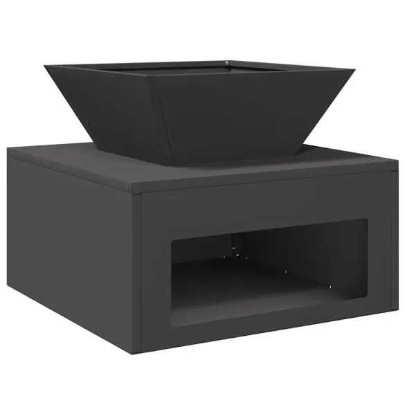 Cuptor Foc Negru Oțel 50x50x40 cm - Livrare Gratuită Cuptor Foc Negru Oțel 50x50x40 cm - Livrare Gratuită