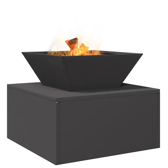 Cuptor Foc Negru Oțel 50x50x40 cm - Livrare Gratuită Cuptor Foc Negru Oțel 50x50x40 cm - Livrare Gratuită