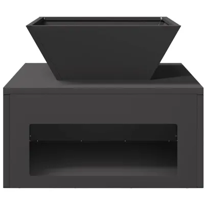 Cuptor Foc Negru Oțel 50x50x40 cm - Livrare Gratuită