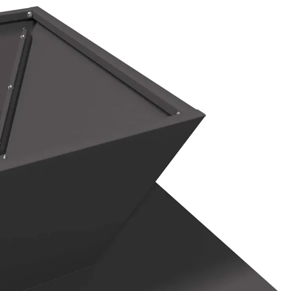 Cuptor Foc Negru Oțel 50x50x40 cm - Livrare Gratuită Cuptor Foc Negru Oțel 50x50x40 cm - Livrare Gratuită
