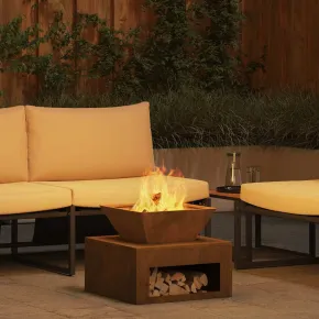 Gratar Oțel Corten 50x50 cm - Livrare Gratuita