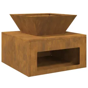 Gratar Oțel Corten 50x50 cm - Livrare Gratuita 2