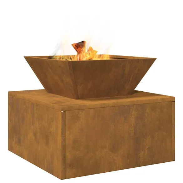 Gratar Oțel Corten 50x50 cm - Livrare Gratuita Gratar Oțel Corten 50x50 cm - Livrare Gratuita