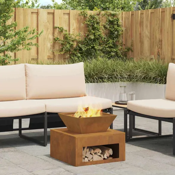 Gratar Oțel Corten 50x50 cm - Livrare Gratuita Gratar Oțel Corten 50x50 cm - Livrare Gratuita