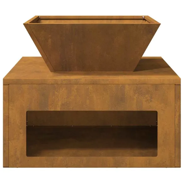Gratar Oțel Corten 50x50 cm - Livrare Gratuita Gratar Oțel Corten 50x50 cm - Livrare Gratuita