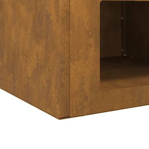 Gratar Oțel Corten 50x50 cm - Livrare Gratuita Gratar Oțel Corten 50x50 cm - Livrare Gratuita