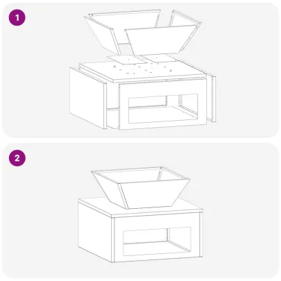 Gratar Oțel Corten 50x50 cm - Livrare Gratuita