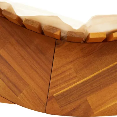 Șezlonguri Balansoar Lemn Acacia | Set 2 buc | Livrare Gratuită