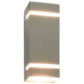 Lămpi Perete Exterior 2 buc. Argintiu 35W - Livrare Gratuită 2