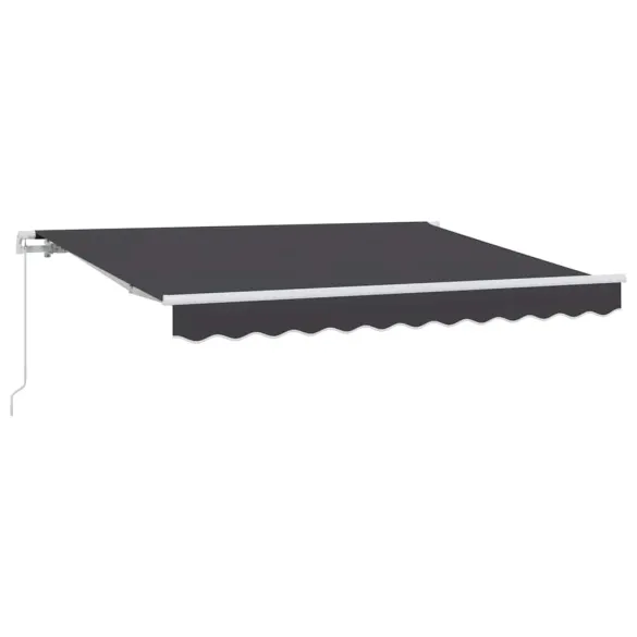 Copertină Retractabilă Manuală Antracit 3x2m - Livrare Gratuită