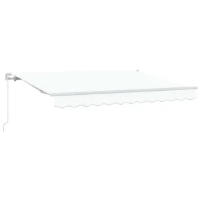 Cortină Retractabilă Albă 350x200 cm - Umbră Perfectă 2