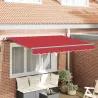 Cortină Retractabilă Manuală Roșu-Antracit | UMBRĂ & STIL