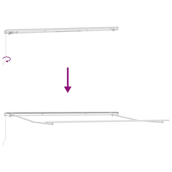Cortină Retractabilă Manuală - UMBRĂ și PROTEcȚIE